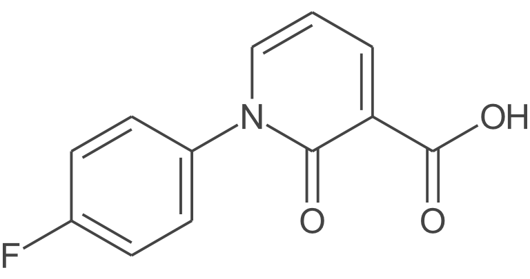 1-(4-氟苯基)-2-氧代-1,2-二氢吡啶-3-羧酸