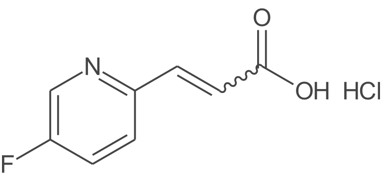 (E)-3-(5-氟吡啶-2-基)-2-丙烯酸盐酸盐