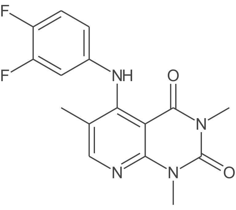 5-((3,4-二氟苯基)氨基)-1,3,6-三甲基吡啶并[2,3-d]嘧啶-2,4(1H,3H)-二酮
