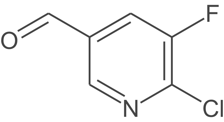 2-氯-3-氟-5-甲酰基吡啶