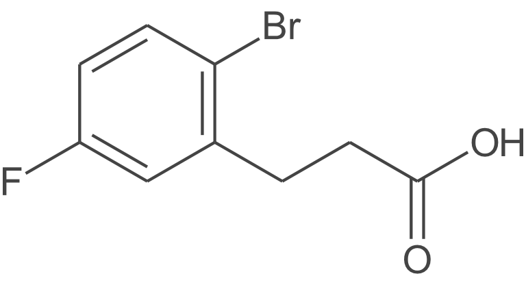 2-溴-5-氟苯丙酸