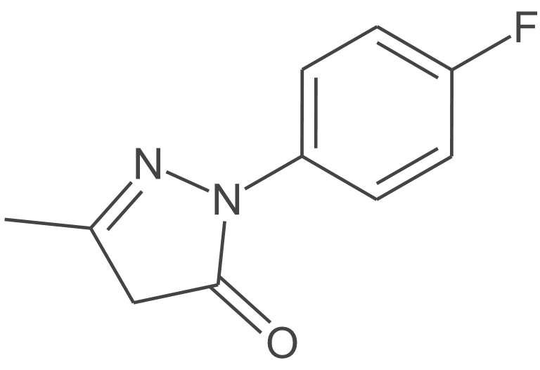 1-(4-氟苯基)-3-甲基-4,5-二氢-1H-吡唑-5-酮