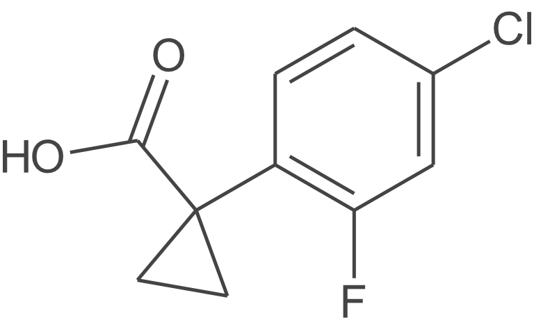 1-(4-氯-2-氟苯基)环丙烷-1-羧酸