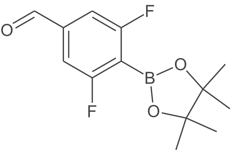 3,5-二氟-4-(4,4,5,5-四甲基-1,3,2-二氧硼杂环戊烷-2-基)苯甲醛