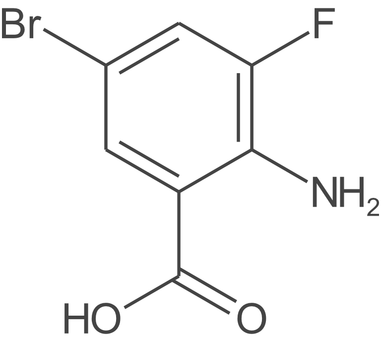 2-氨基-5-溴-3-氟苯甲酸