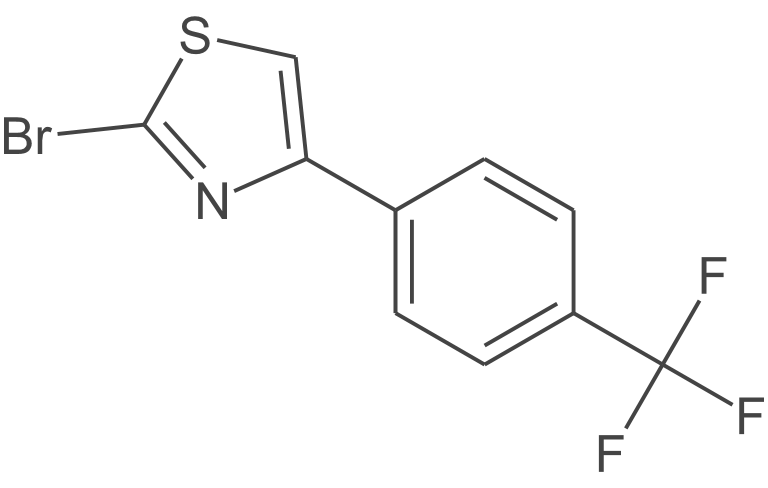 2-溴-4-(4-三氟甲基苯基)噻唑