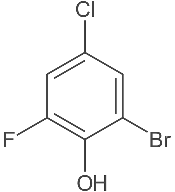 2-溴-4-氯-6-氟苯酚