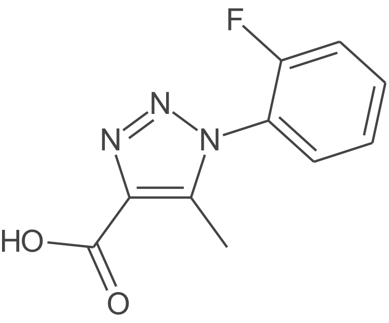 1-(2-氟苯基)-5-甲基-1H-1,2,3-三唑-4-羧酸