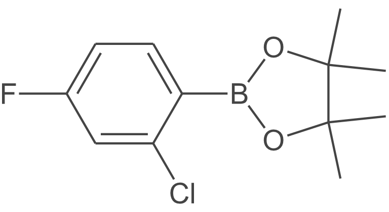 2-(2-氯-4-氟苯基)-4,4,5,5-四甲基-1,3,2-二噁硼烷