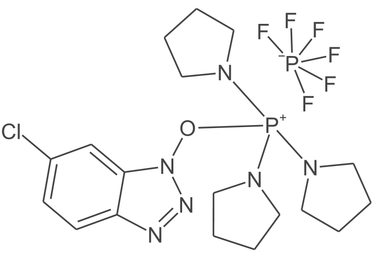 ((6-氯-1H-苯并[d][1,2,3]三唑-1-基)氧基)三(吡咯烷-1-基)鏻六氟磷酸盐