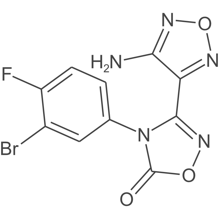 3-(4-氨基-1,2,5-噁二唑-3-基)-4-(3-溴-4-氟苯基)-1,2,4-二唑-5(4H)-酮