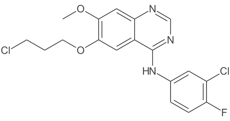 N-(3-氯-4-氟苯基)-6-(3-氯丙氧基)-7-甲基喹唑啉-4-胺