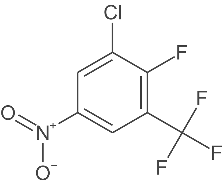 1-氯-2-氟-5-硝基-3-(三氟甲基)苯