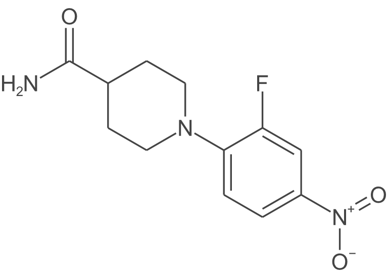 1-(2-氟-4-硝基苯基)哌啶-4-甲酰胺