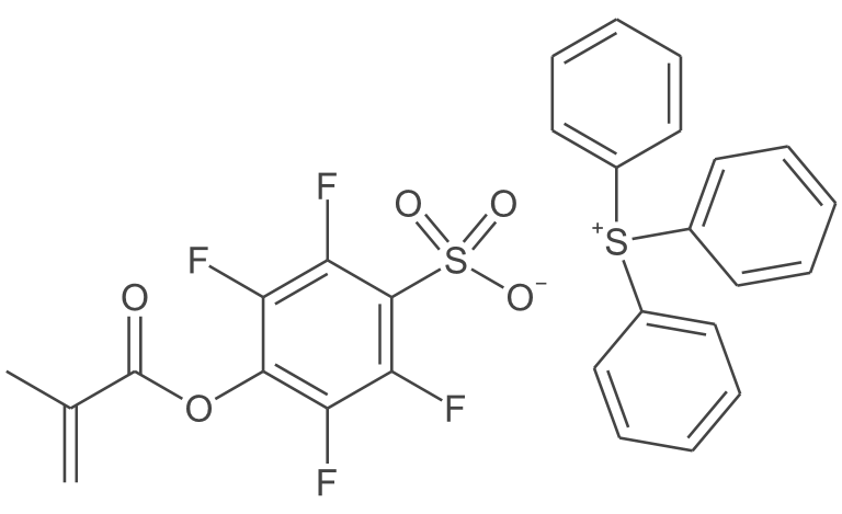 2,3,5,6-四氟-4-(甲基丙烯酰氧基)苯磺酸三苯基锍