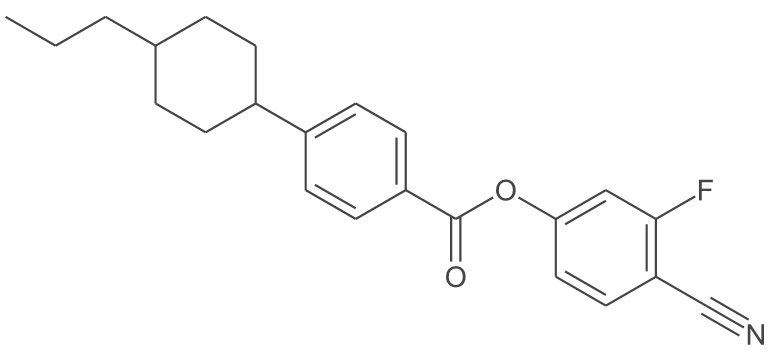 反-4-(4-正丙基环己基)苯甲酸-3-氟-4-氰基苯酯