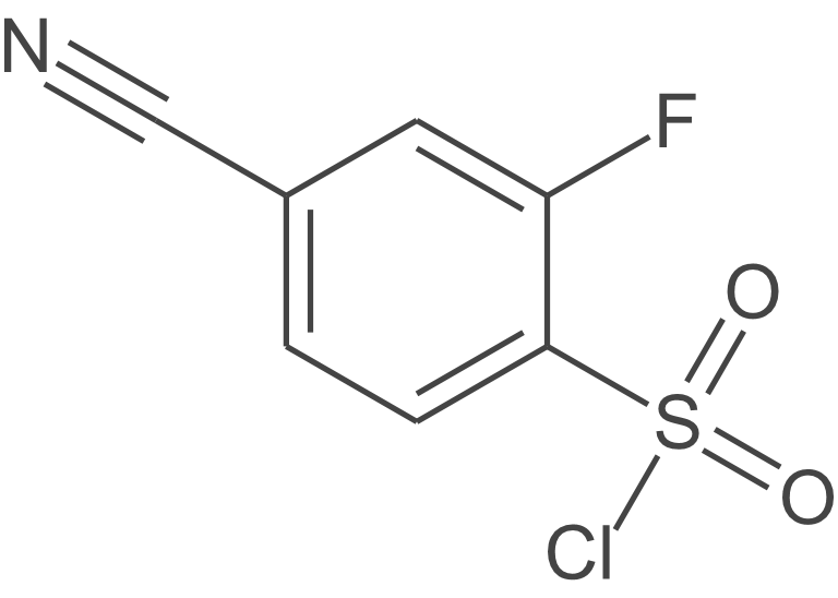 4-氰基-2-氟苯磺酰氯