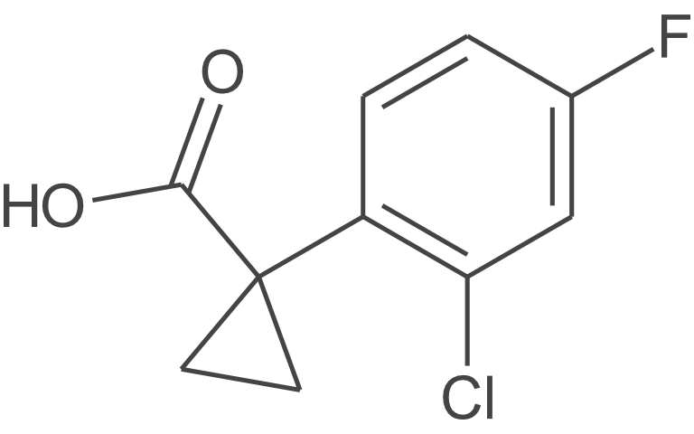 1-(2-氯-4-氟苯基)环丙烷-1-羧酸
