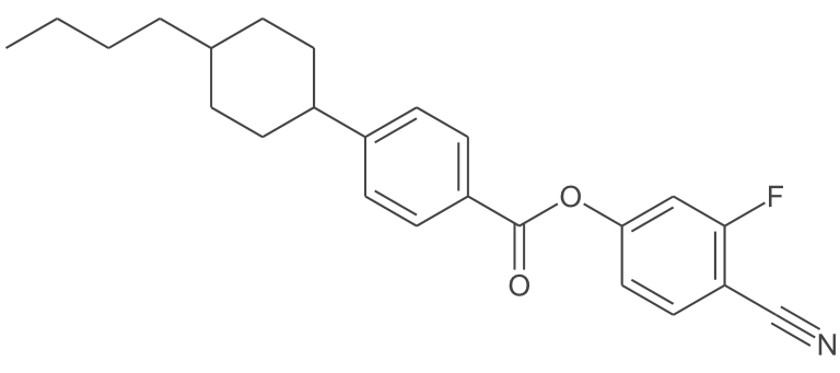 反-4-(4-正丁基环己基)-苯甲酸-3-氟-4-氰基苯酯