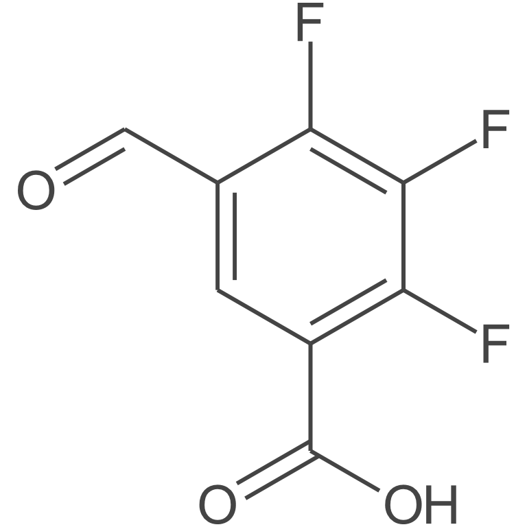 2,3,4-三氟-5-甲酰基苯甲酸