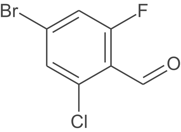 4-溴-2-氯-6-氟苯甲醛