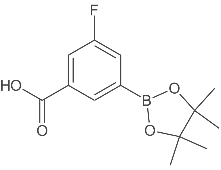 3-氟-5-(4,4,5,5-四甲基-1,3,2-二氧硼杂环戊烷-2-基)苯甲酸