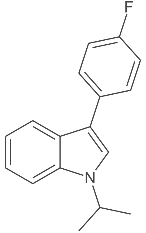3-(4-氟苯基)-1-异丙基吲哚