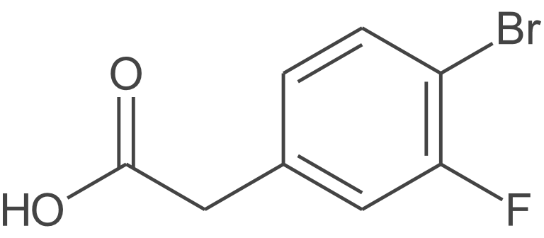 2-(4-溴-3-氟苯基)乙酸