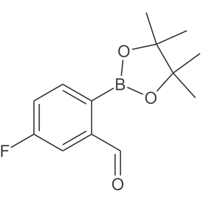 5-氟-2-(4,4,5,5-四甲基-1,3,2-二氧杂硼杂环戊烷-2-基)苯甲醛