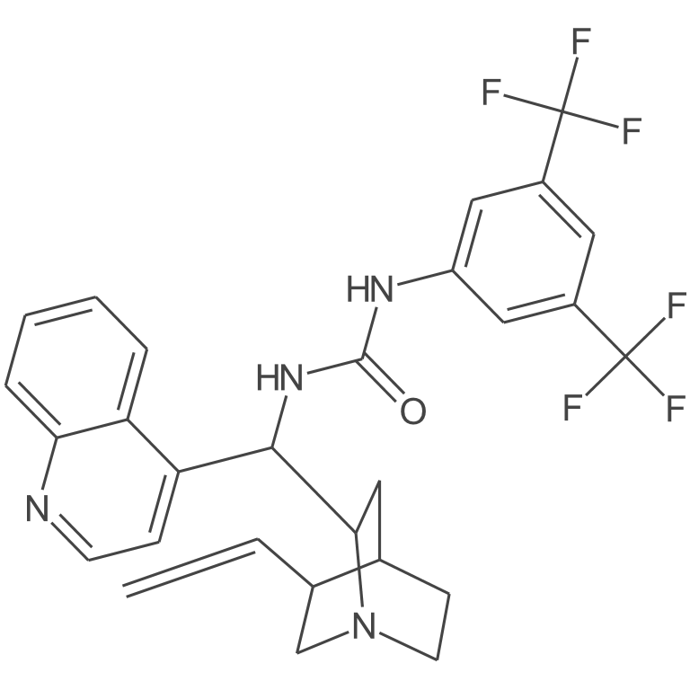 1-(3,5-双(三氟甲基)苯基)-3-((1R)- 喹啉-4-基((1S，4S，5)-5-乙烯基奎宁环-2-基)甲基)脲