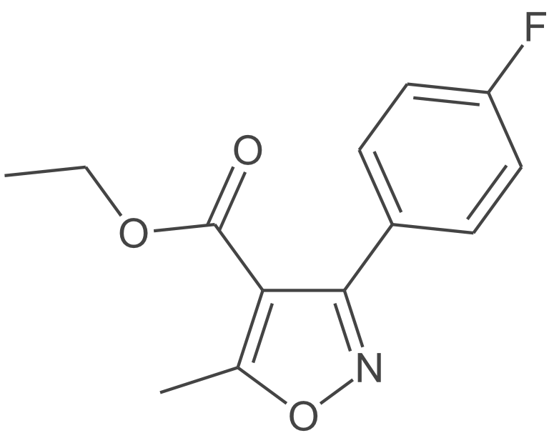 3-(4-氟苯基)-5-甲基异噁唑-4-甲酸乙酯