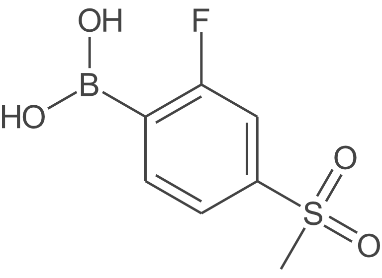 2-氟-4-甲磺酰基苯基硼酸
