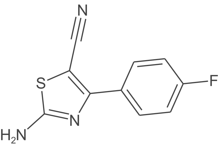 2-氨基-4-(4-氟苯基)-1,3-噻唑-5-腈