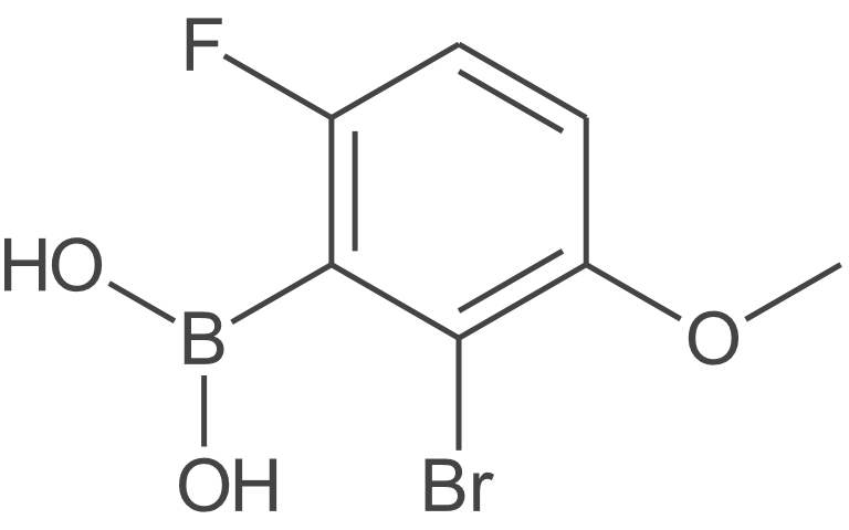 2-溴-6-氟-3-甲氧基苯硼酸