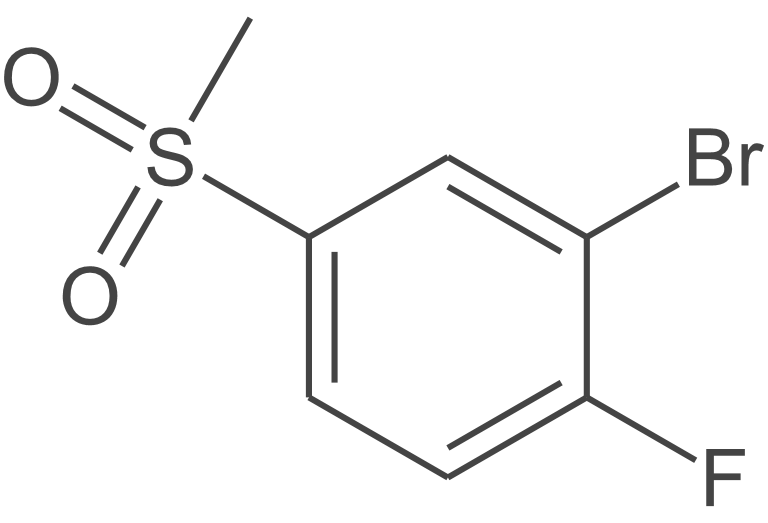 2-溴-1-氟-4-(甲基磺酰基)苯