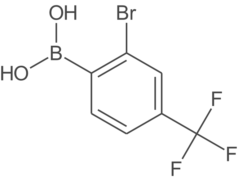 2-溴-4-(三氟甲基)苯基硼酸