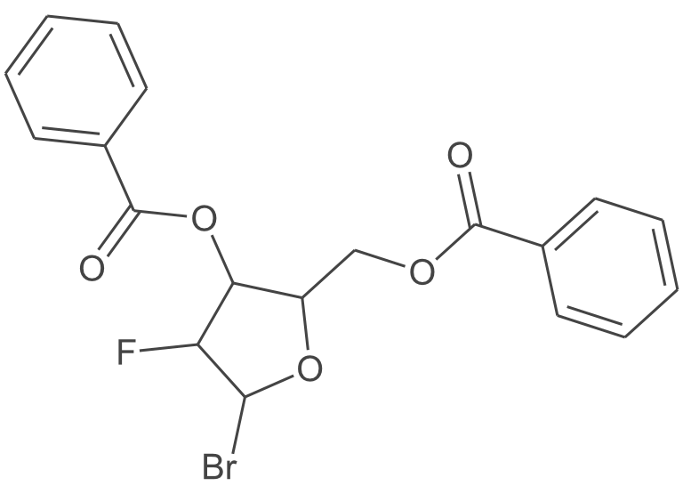 ((2R,3R,4S,5R)-3-(苯甲酰氧基)-5-溴-4-氟四氢呋喃-2-基)苯甲酸甲酯