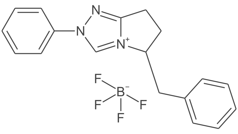 (S)-5-苄基-2-苯基-6,7-二氢-5H-吡咯并[2,1-c][1,2,4]三唑-2-四氟硼酸钾