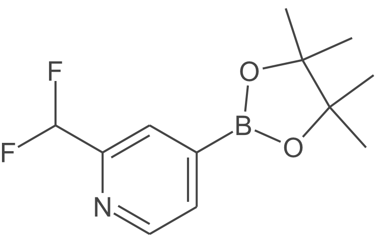 2-(二氟甲基)-4-(4,4,5,5-四甲基-1,3,2-二氧硼烷-2-基)吡啶