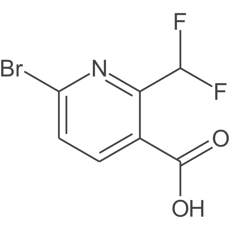 6-溴-2-(二氟甲基)烟酸