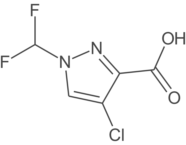 4-氯-1-(二氟甲基)-1H-吡唑-3-羧酸