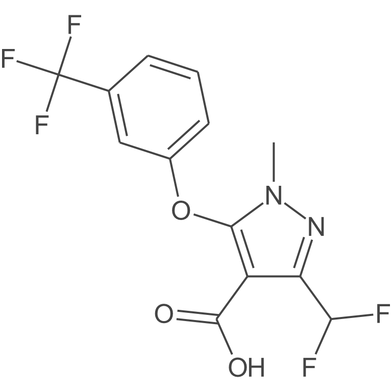 3-(二氟甲基)-1-甲基-5-(3-(三氟甲基)苯氧基)-1H-吡唑-4-羧酸