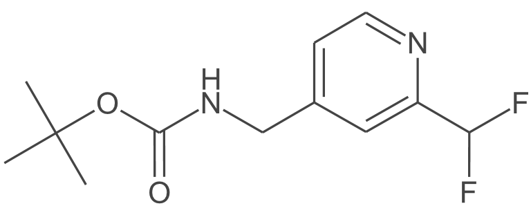 ((2-(二氟甲基)吡啶-4-基)甲基)氨基甲酸叔丁酯