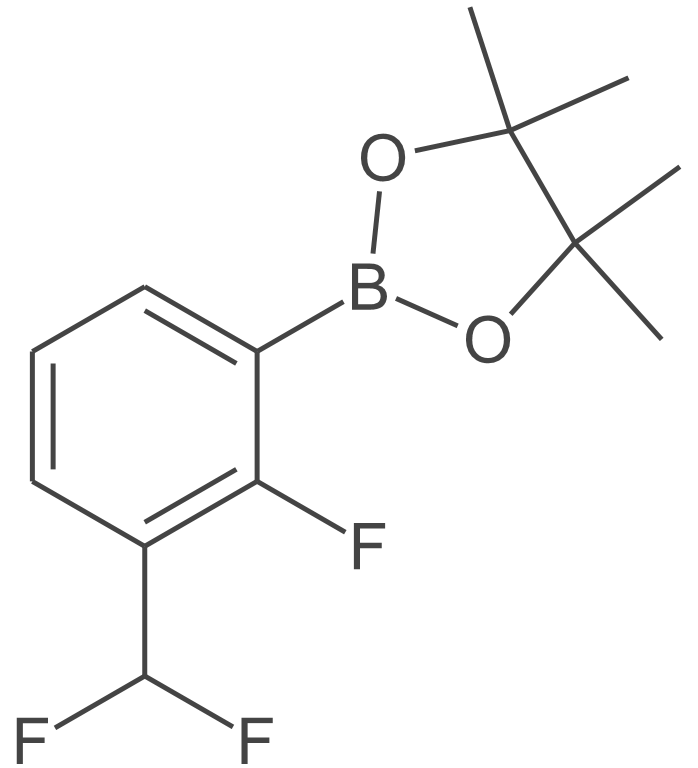 2-(3-(二氟甲基)-2-氟苯基)-4,4,5,5-四甲基-1,3,2-二氧杂硼烷
