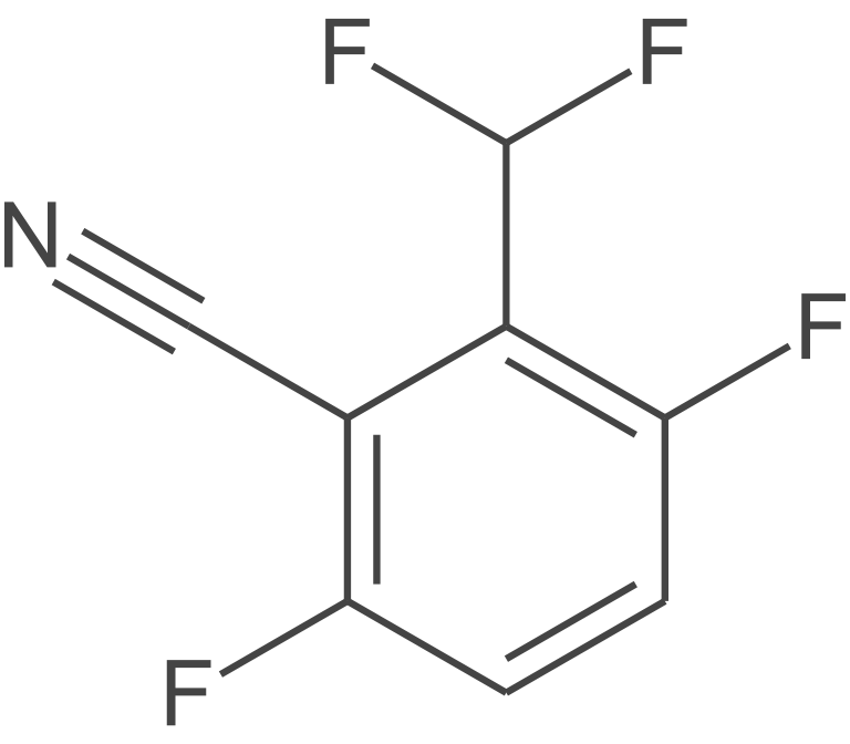 2-(二氟甲基)-3,6-二氟苯甲腈