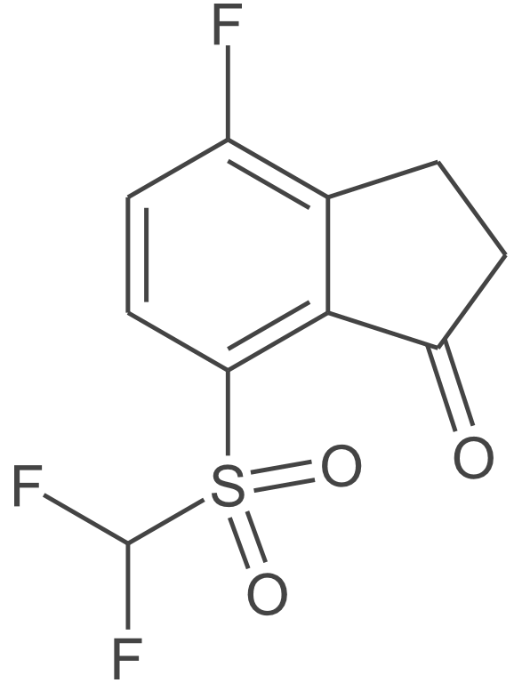 7-((二氟甲基)磺酰基)-4-氟-2,3-二氢-1H-茚-1-酮