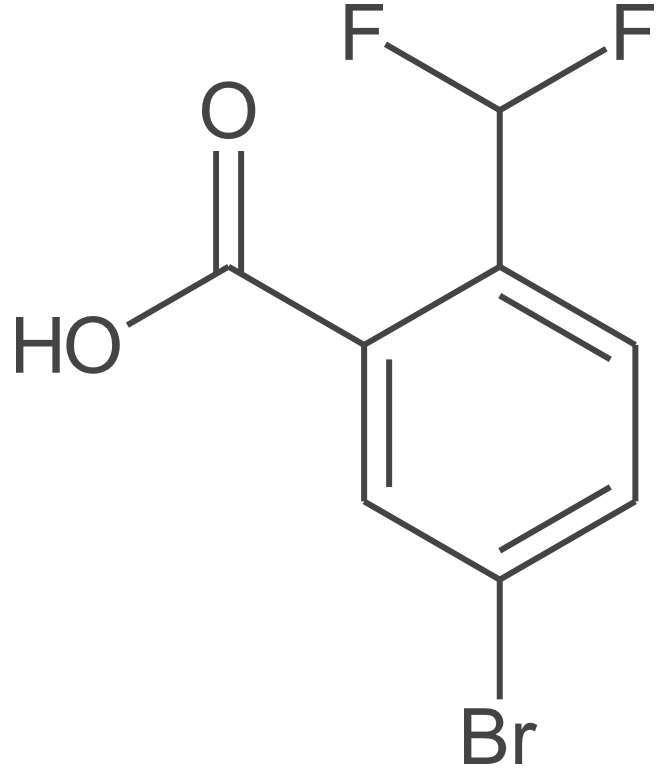 5-溴-2-(二氟甲基)苯甲酸