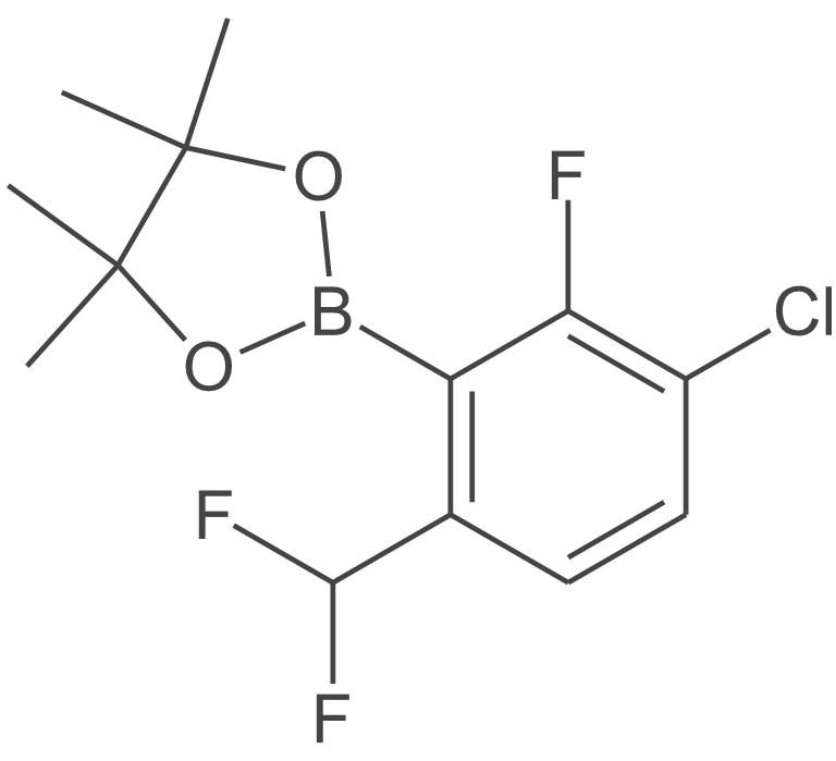 2-(3-氯-6-(二氟甲基)-2-氟苯基)-4,4,5,5-四甲基-1,3,2-二氧硼烷