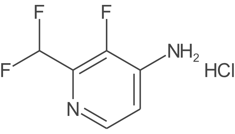 2-(二氟甲基)-3-氟吡啶-4-胺盐酸盐