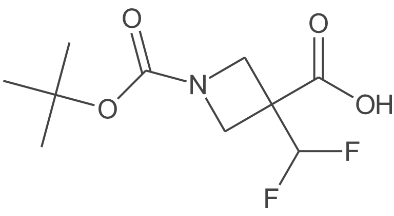 1-(叔丁氧基羰基)-3-(二氟甲基)氮杂环丁烷-3-羧酸